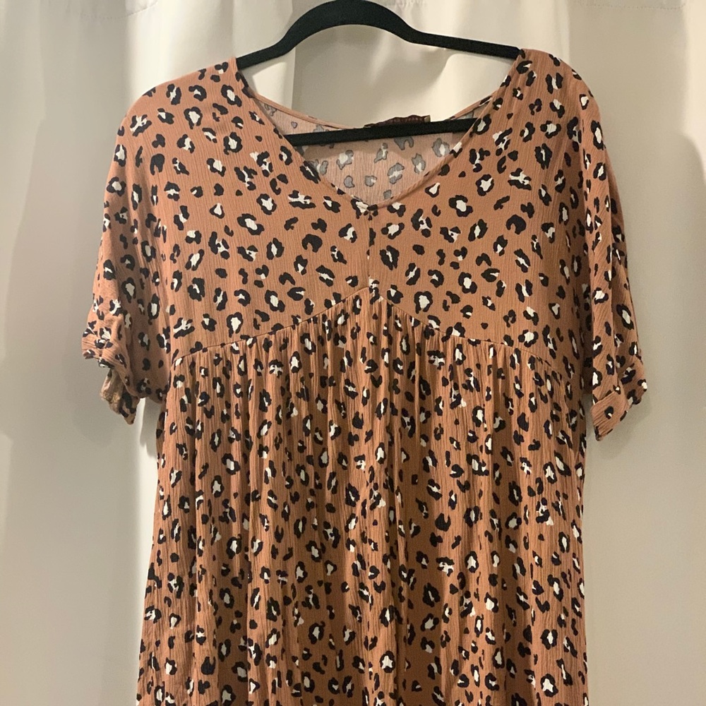 Cheetah Print Dress